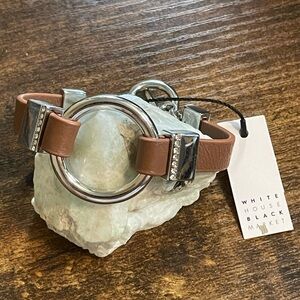NWT WHBM Soft Leather Toggle Bracelet